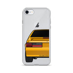 87-93 Orange Hatchback iPhone Case (Rear) - 5ohNation