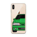 87-93 Green Foxbody iPhone Case (Front) - 5ohNation