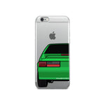 87-93 Green Hatchback iPhone Case (Rear) - 5ohNation