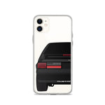 87-93 Black Hatchback iPhone Case (Rear) - 5ohNation