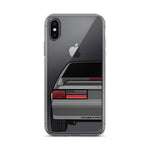 87-93 Gray Hatchback iPhone Case (Rear) - 5ohNation