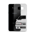 87-93 Silver Foxbody Samsung Case (Front) - 5ohNation
