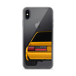88-93 Notchback Orange iPhone Case (Rear) - 5ohNation