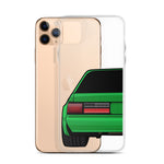 88-93 Notchback Green iPhone Case (Rear) - 5ohNation