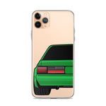 88-93 Notchback Green iPhone Case (Rear) - 5ohNation