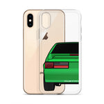87-93 Green Hatchback iPhone Case (Rear) - 5ohNation