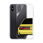 88-93 Notchback Yellow iPhone Case (Rear) - 5ohNation