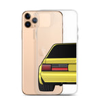 88-93 Notchback Yellow iPhone Case (Rear) - 5ohNation