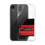 88-93 Notchback Red iPhone Case (Rear) - 5ohNation