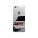 88-93 Notchback Silver iPhone Case (Rear) - 5ohNation