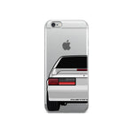 87-93 Silver Hatchback iPhone Case (Rear) - 5ohNation