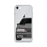87-93 Gray Foxbody iPhone Case (Front) - 5ohNation