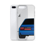 88-93 Notchback Blue iPhone Case (Rear) - 5ohNation