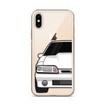 87-93 White Foxbody iPhone Case (Front) - 5ohNation