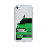 87-93 Green Foxbody iPhone Case (Front) - 5ohNation