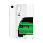 87-93 Green Hatchback iPhone Case (Rear) - 5ohNation