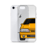 87-93 Orange Foxbody iPhone Case (Rear) - 5ohNation