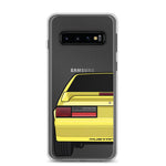 87-93 Yellow Hatchback Samsung Case (Rear) - 5ohNation
