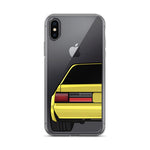 88-93 Notchback Yellow iPhone Case (Rear) - 5ohNation