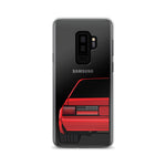 88-93 Notchback Red Samsung Case (Rear) - 5ohNation