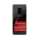 87-93 Red Hatchback Samsung Case (Rear) - 5ohNation