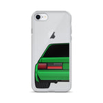 88-93 Notchback Green iPhone Case (Rear) - 5ohNation