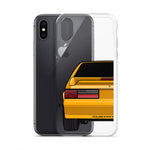 87-93 Orange Hatchback iPhone Case (Rear) - 5ohNation