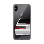 87-93 Silver Hatchback iPhone Case (Rear) - 5ohNation