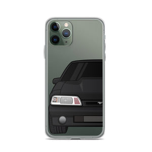 87-93 Black Foxbody iPhone Case (Front) - 5ohNation