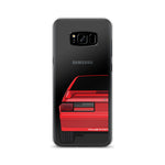 87-93 Red Hatchback Samsung Case (Rear) - 5ohNation