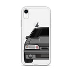 87-93 Gray Foxbody iPhone Case (Front) - 5ohNation