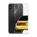 88-93 Notchback Yellow iPhone Case (Rear) - 5ohNation