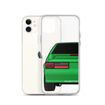 87-93 Green Hatchback iPhone Case (Rear) - 5ohNation