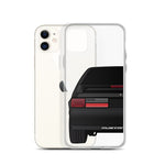 87-93 Black Hatchback iPhone Case (Rear) - 5ohNation