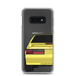 87-93 Yellow Hatchback Samsung Case (Rear) - 5ohNation