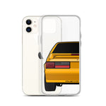 87-93 Orange Hatchback iPhone Case (Rear) - 5ohNation