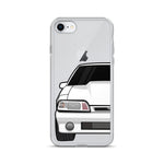 87-93 White Foxbody iPhone Case (Front) - 5ohNation