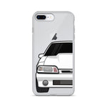 87-93 White Foxbody iPhone Case (Front) - 5ohNation