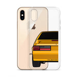 87-93 Orange Hatchback iPhone Case (Rear) - 5ohNation