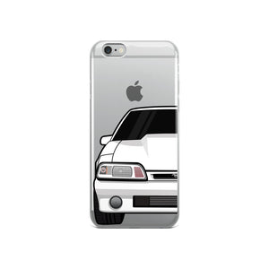 87-93 White Foxbody iPhone Case (Front) - 5ohNation