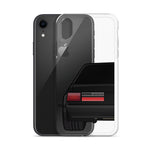 88-93 Notchback Black iPhone Case (Rear) - 5ohNation