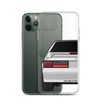 87-93 Silver Hatchback iPhone Case (Rear) - 5ohNation