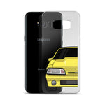 87-93 Yellow Foxbody Samsung Case (Front) - 5ohNation