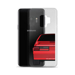 87-93 Red Hatchback Samsung Case (Rear) - 5ohNation
