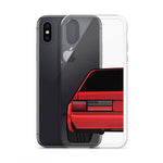 88-93 Notchback Red iPhone Case (Rear) - 5ohNation