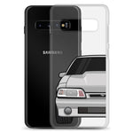 87-93 Silver Foxbody Samsung Case (Front) - 5ohNation