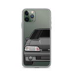 87-93 Gray Foxbody iPhone Case (Front) - 5ohNation
