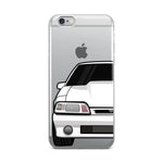 87-93 White Foxbody iPhone Case (Front) - 5ohNation