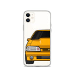 87-93 Orange Foxbody iPhone Case (Rear) - 5ohNation