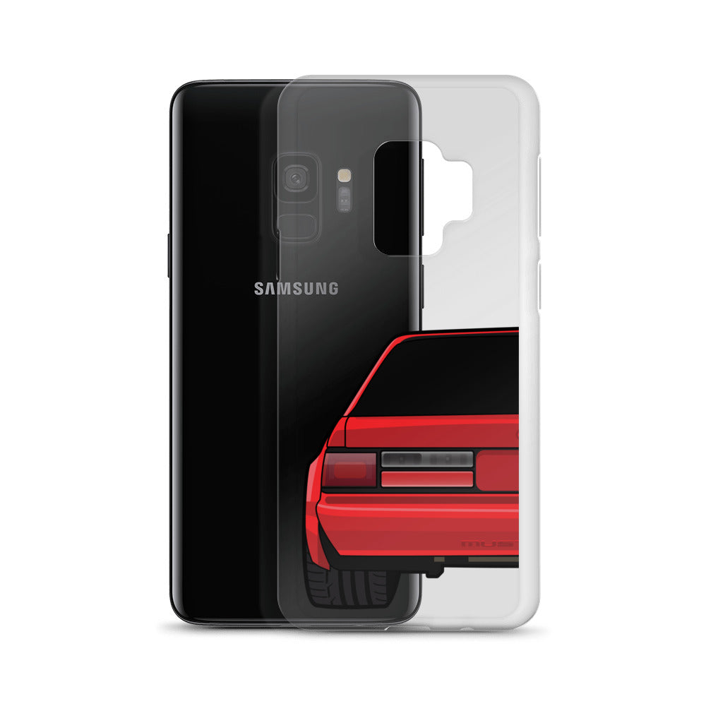 88-93 Notchback Red Samsung Case (Rear) - 5ohNation